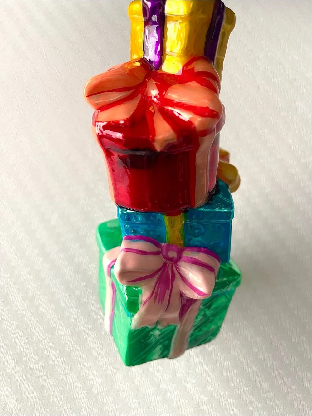 KOMOZJA Tower of Treasures Christmas Decoration Ornament Blown Glass Handpainted